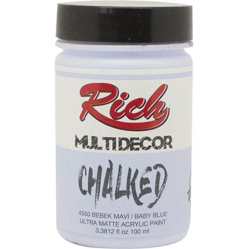 Multi Decor Chalked Akrilik Boya 100 cc. 4550 BEBEK MAVİ