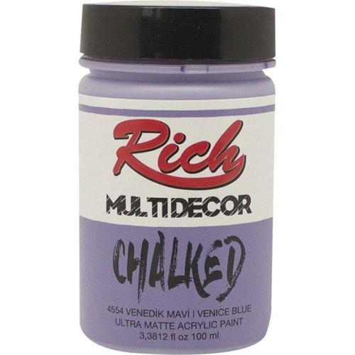 Multi Decor Chalked Akrilik Boya 100 cc. 4554 VENEDİK MAVİ
