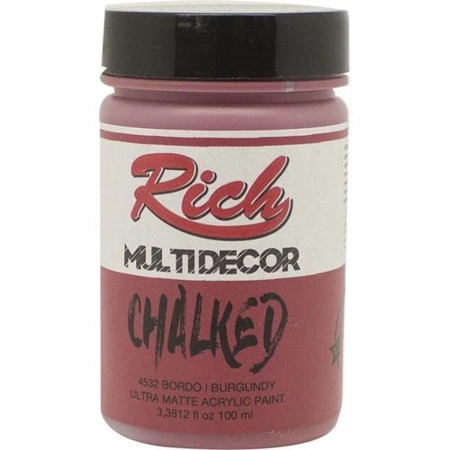 Multi Decor Chalked Akrilik Boya 100 cc. 4532 BORDO