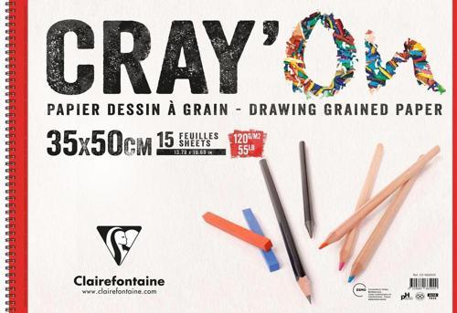 Cray'On Resim ve Eskiz Çizim Defteri 120 gr. 35x50 cm. 15 yp.