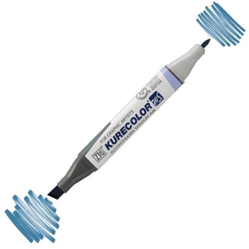 Kurecolor Twin S Grafik Çizim Marker Kalemi 824 Blue Gray