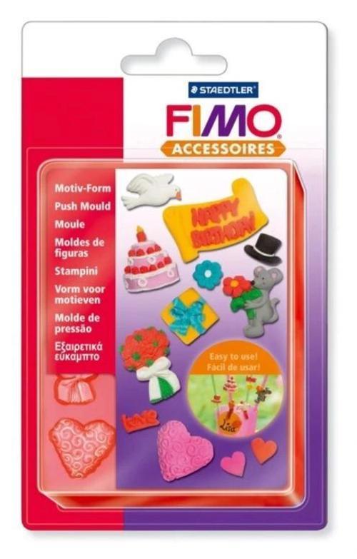 Fimo Push Mould Esnek Silikon Polimer Kil Kalıbı PARTİ ZAMANI