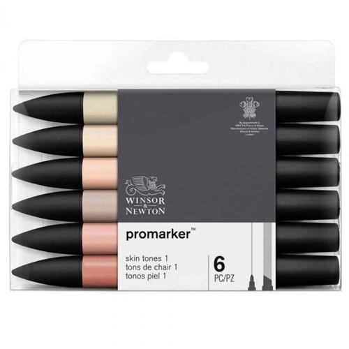ProMarker Kalem Seti 6 Renk TEN RENKLERİ 1