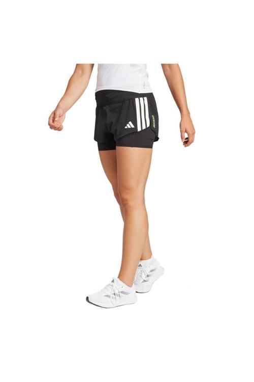 Kadın Siyah Şort Adızero 2İ1 W Jd4224