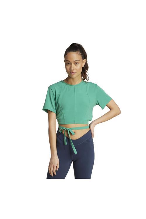 Jd4208-K Yoga Tee Kadın T-Shirt Yeşil