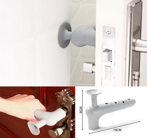 Silikon Duvar Koruyucu Kapı Stoperi GRİ (5250)