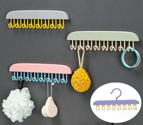 8 Kancalı Çok Amaçlı Yapışkanlı Askı (5250)