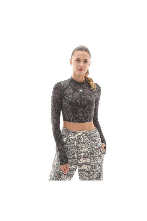 Jw4567-K By Stella Mccartney Training Longsleeve Kadın T-Shirt Gri