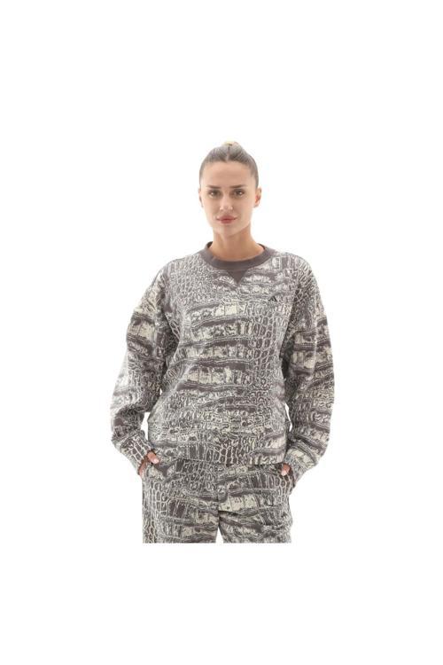 Jw4648-K By Stella Mccartney Loose Kadın Sweatshirt Gri