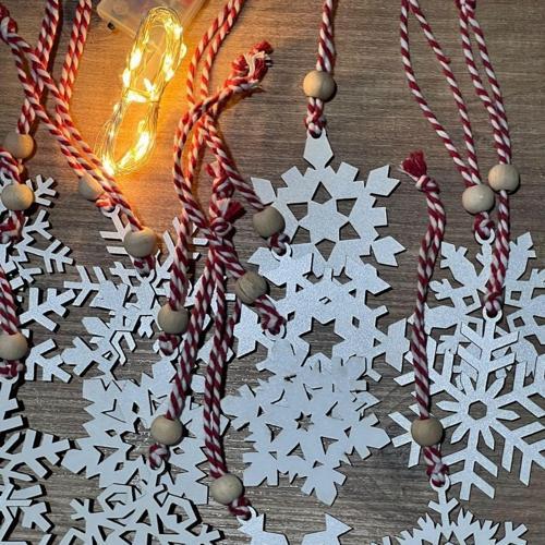 Ahşap Yılbaşı Ağaç Süsü-BY15 (5250)