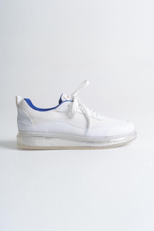 CH181 - RRT İpekyol Erkek Ayakkabı BEYAZ / SAX MAVI