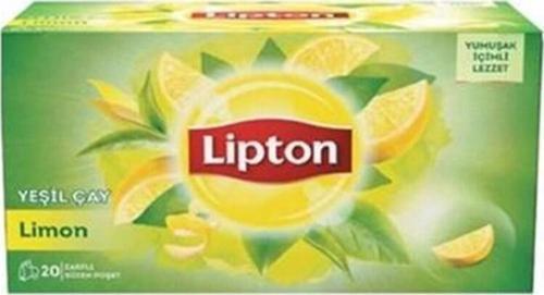 Limonlu Bardak Poşet Yeşil Çay 20'li