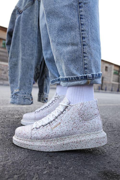 CH263 - CBT Lyse Erkek Ayakkabı 457 KIRMIZI / YESIL SIM