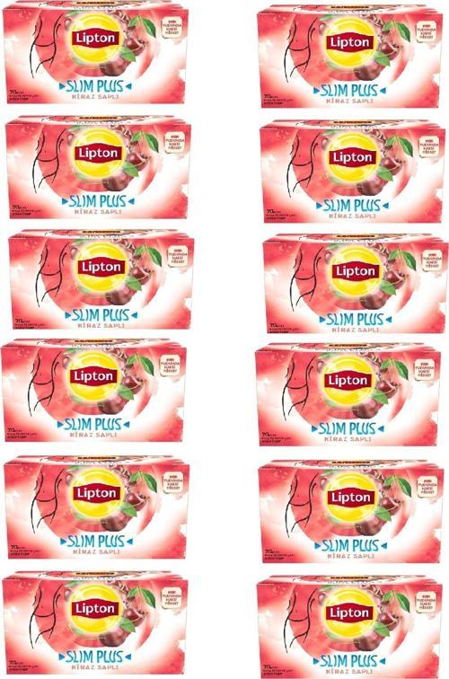 Slim Plus Kiraz Saplı 20'li X12 Adet