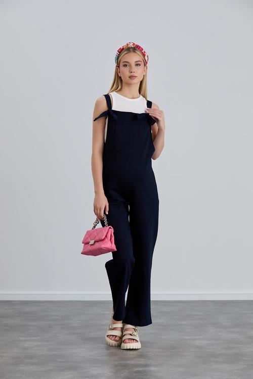 4493-Bağlamalı Askı Diz Yapmayan Penye Hamile Bahçıvan-Tulum