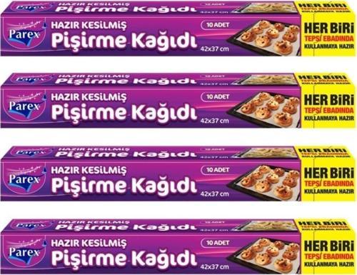 4 Adet Hazır Kesilmiş Pişirme Kağıdı