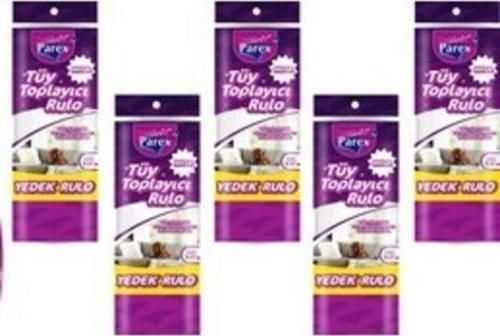 Mega Tüy Toplayıcı Yedeği 60'lı Rulo (5 Adet)