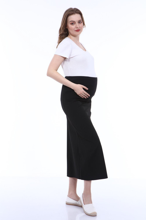 620-Hamile Giyim Çan Kesim Kumaş Etek