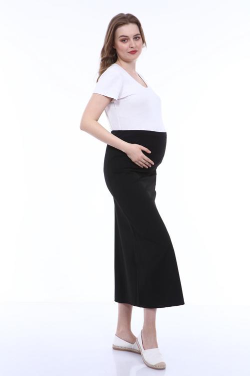 620-Hamile Giyim Çan Kesim Kumaş Etek