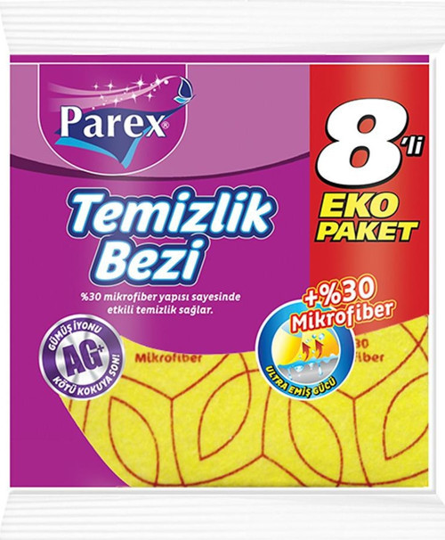Mikrofiber Temizlik Bezi - 8'li