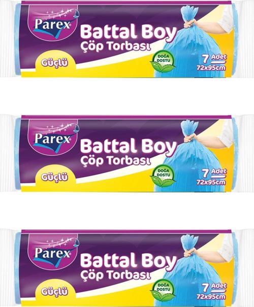 Güçlü Çöp Torbası Battal Boy 3' Lü Paket