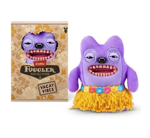 Vacay Vibes Tatil Havası ZURU Fuggler Komik Peluş Oyuncak - Greedy Grinner 22 cm