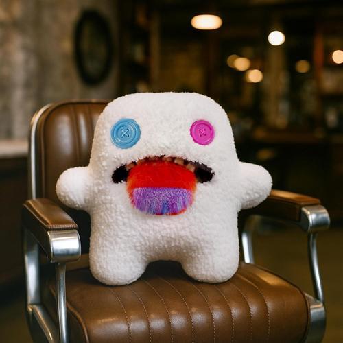 Kıllı Süper Yumuşak ZURU Fuggler Hairy Fuggs Peluş Oyuncak Oogah Boogah Rainbow Tongue 22cm