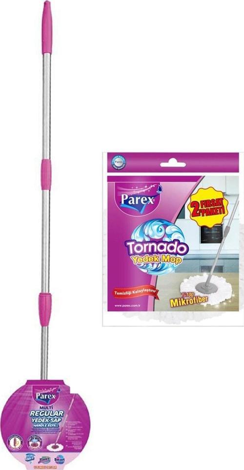 Tornado Sap Ve 2li Yedek Mop Bir Arada