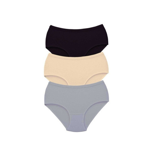 3 Adet Tutku Kadın Yüksek Bel Bato Kalın Lastik Külot S8