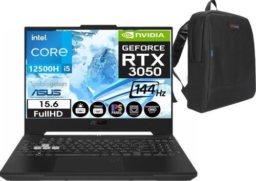 TUF15 FX507ZC4-HN210 Intel Core I5 12500H 32GB Ram 512GB SSD 4gb RTX3050 15.6 Inç 144Hz IPS Fhd WINDOWS11PRO Taşınabilir Bilgisayar FX507ZC4-HN21022 + Weblegelsin Çanta