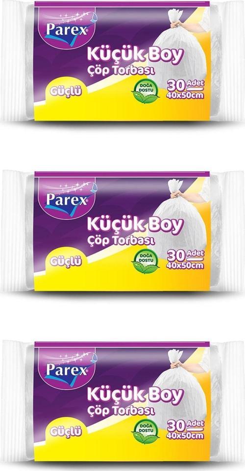 Güçlü Küçük Çöp Torbası Mini Boy 3 Paket