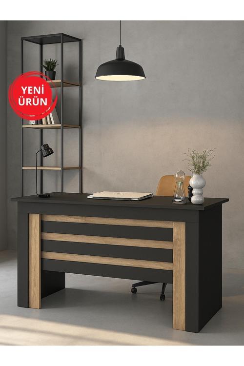 Epito Ofis Masası Çalışma Masası Antrasit - Sepet