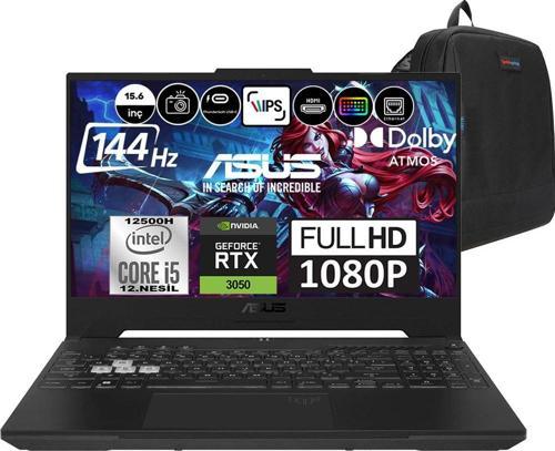 Tuf Gaming F15 FX507ZC4 Intel Core I5 12500H 64GB 512GB SSD 4GB-RTX3050 15.6" Fhd 144Hz Windows 11 Pro Taşınabilir Bilgisayar HN205P07 + Weblegelsin Çanta