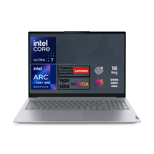 ThinkBook 16 G8 Ultra 7 255H 16GB 512GB SSD 16" WUXGA Windows 11 Pro Notebook 21SK007UTX 017