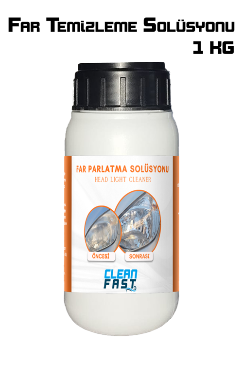 Yeni Nesil Premium Buharlı Far Temizleme Sıvısı Ve Parlatma Solüsyonu Kloroform Uyumlu 1 KG