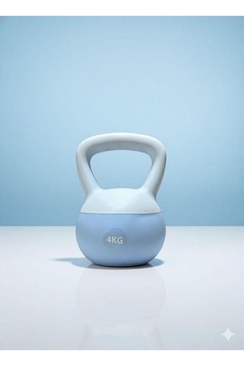 4 Kg Soft Kettlebell - Yumuşak Tabanlı, Darbeye Dayanıklı, Sessiz Ve Güvenli Antrenman