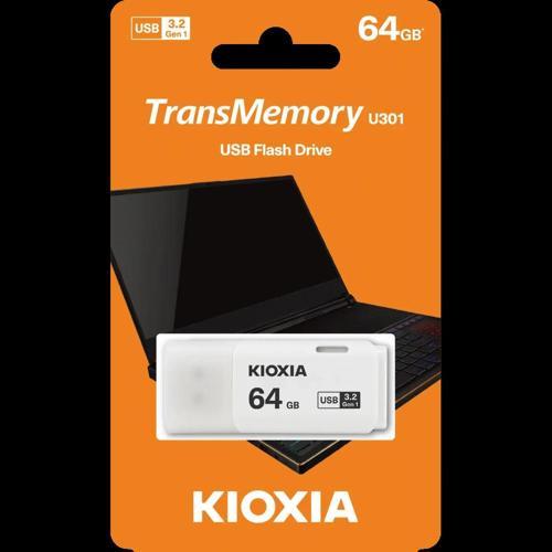 Kıoxıa U301w 64gb Usb 3.2 Gen1 Transmemory Flash Disk (beyaz)