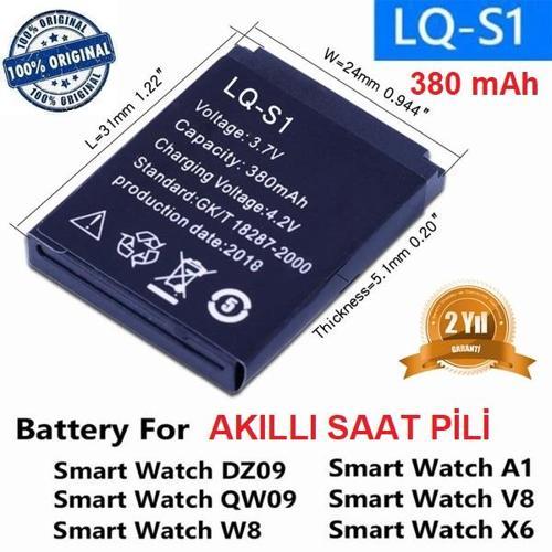 LQ-01 GT08 Akıllı Saat Batarya - Pil 4.2v 380mah