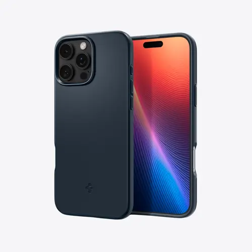 iPhone 16 Pro Max ince MagSafe Kılıf Thin Fit Hava Kanalı Teknolojisi™ Askeri Sınıf Koruma MagFit Metal Slate Kapak - ACS07980