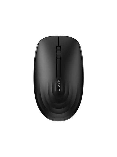 MS93RF Siyah Ergonomik Optik Kablosuz Mouse