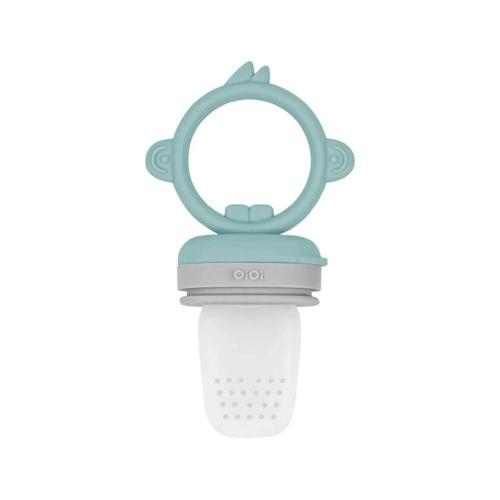 BFS    Silikon Püre Meyve Sebze Emziği Aqua Green / Powder Grey