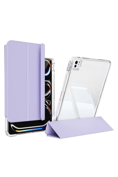 iPad Pro 11 2025 M5 Çip Uyumlu Airbagli Manyetik Ayrılabilen Sliding Tablet Kılıfı