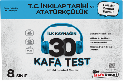 Kafa Dengi 8. Sınıf İnkılap Tarihi 30 Kafa Test
