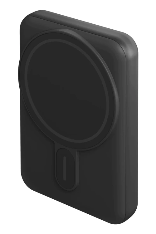MagPac Mini 10.000 mAh 20W Type-C Kablosuz Şarj Stant Özellikli Magsafe Powerbank - Siyah