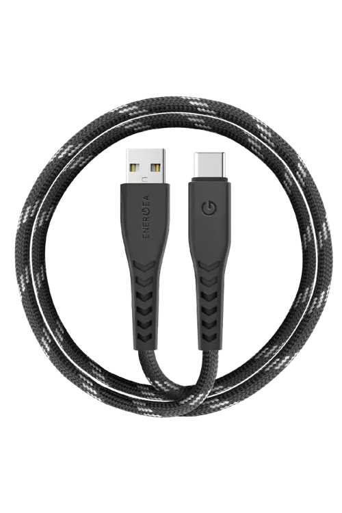 NyloFlex USB 2.0 1.5M 5A USB to Type-C Hızlı Şarj Kablo - Siyah