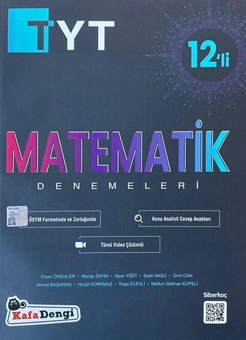 Kafa Dengi Yayınları TYT Matematik 12'li Branş Denemesi