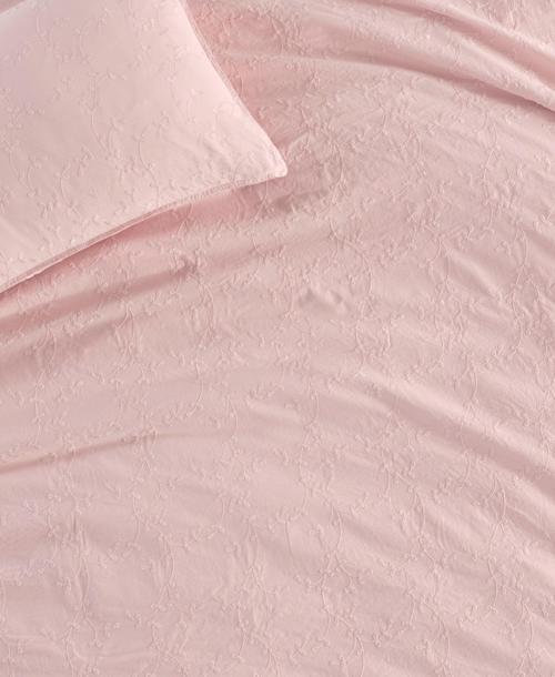 LİENNA ÇİFT KİŞİLİK NEVRESİM TAKIMI PUDRA