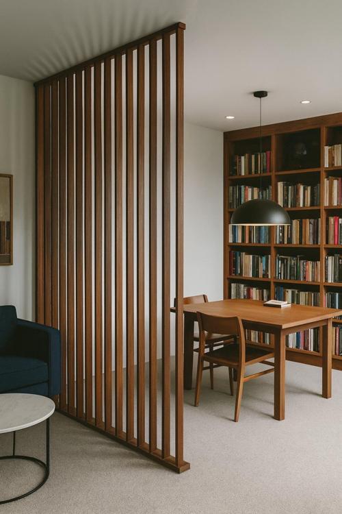 200Cm X 200Cm Ahşap Çıtalı Paravan Oda Ayırıcı Seperatör Duvar Dekor 200Cm X 200Cm