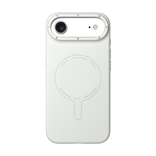 İphone 17 Air Uyumlu Kılıf M-Safe Şarj Özellikli Morandi Serisi Kapak Gri