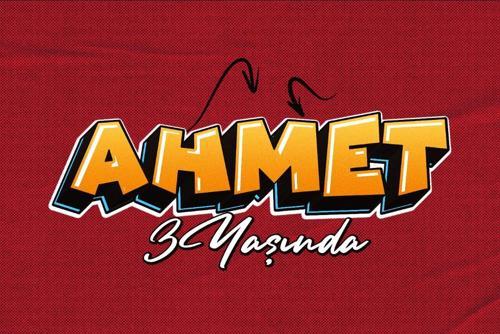 Grafiti Yazılı Doğuum Günü Afişi - 50x70 Cm